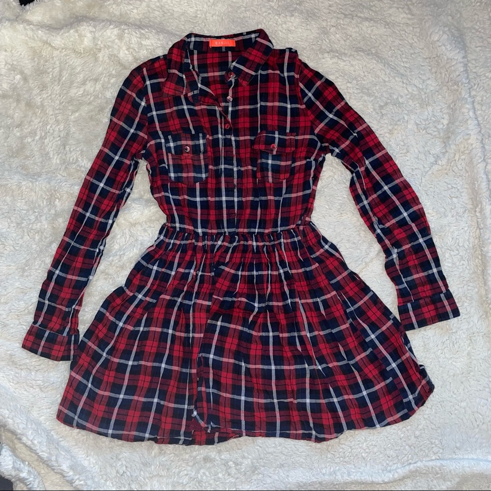 Flannel Banjul Dress